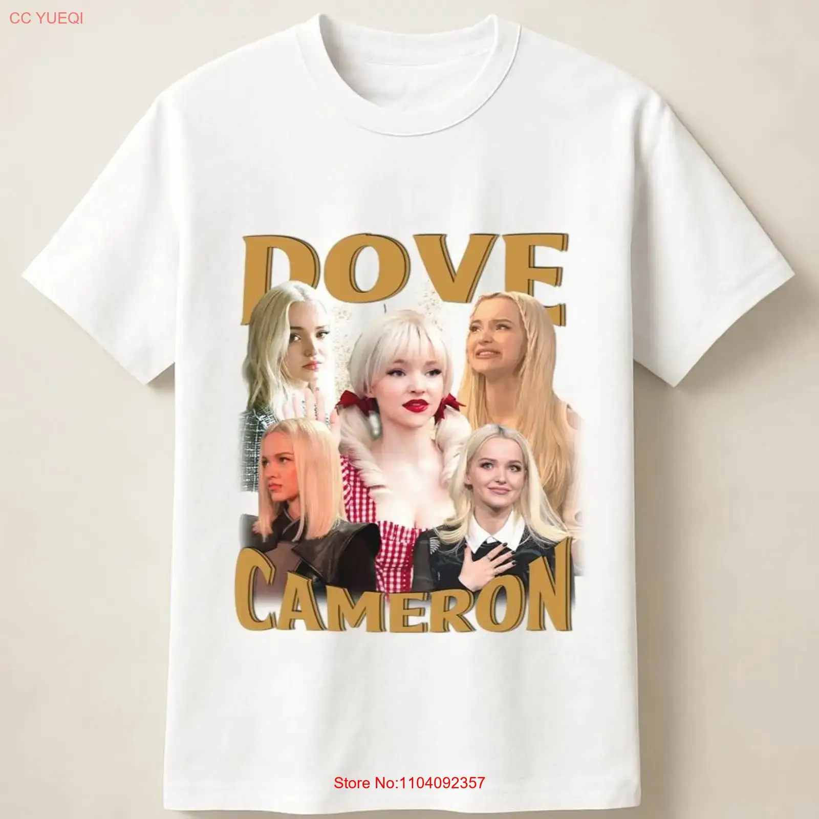 Photography Graphic Design - Футболка Dove Cameron Soft Glow с