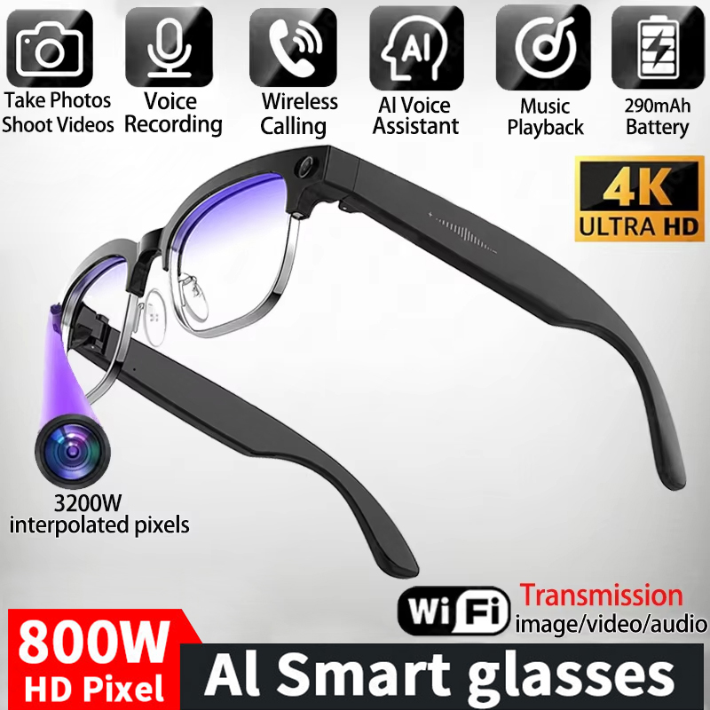Photography Product - Умные AI-очки 4K с камерой 8