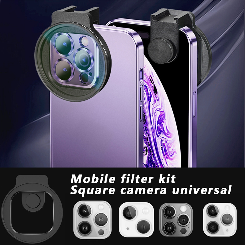 Photography With Iphone 15 - 67-миллиметровые фотофильтры с металлическим зажимом для