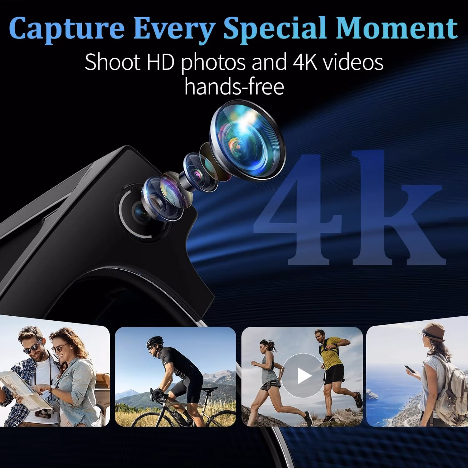 Очки с ИИ и камерой 4K HD, 800 – обзор и цена Photography Product