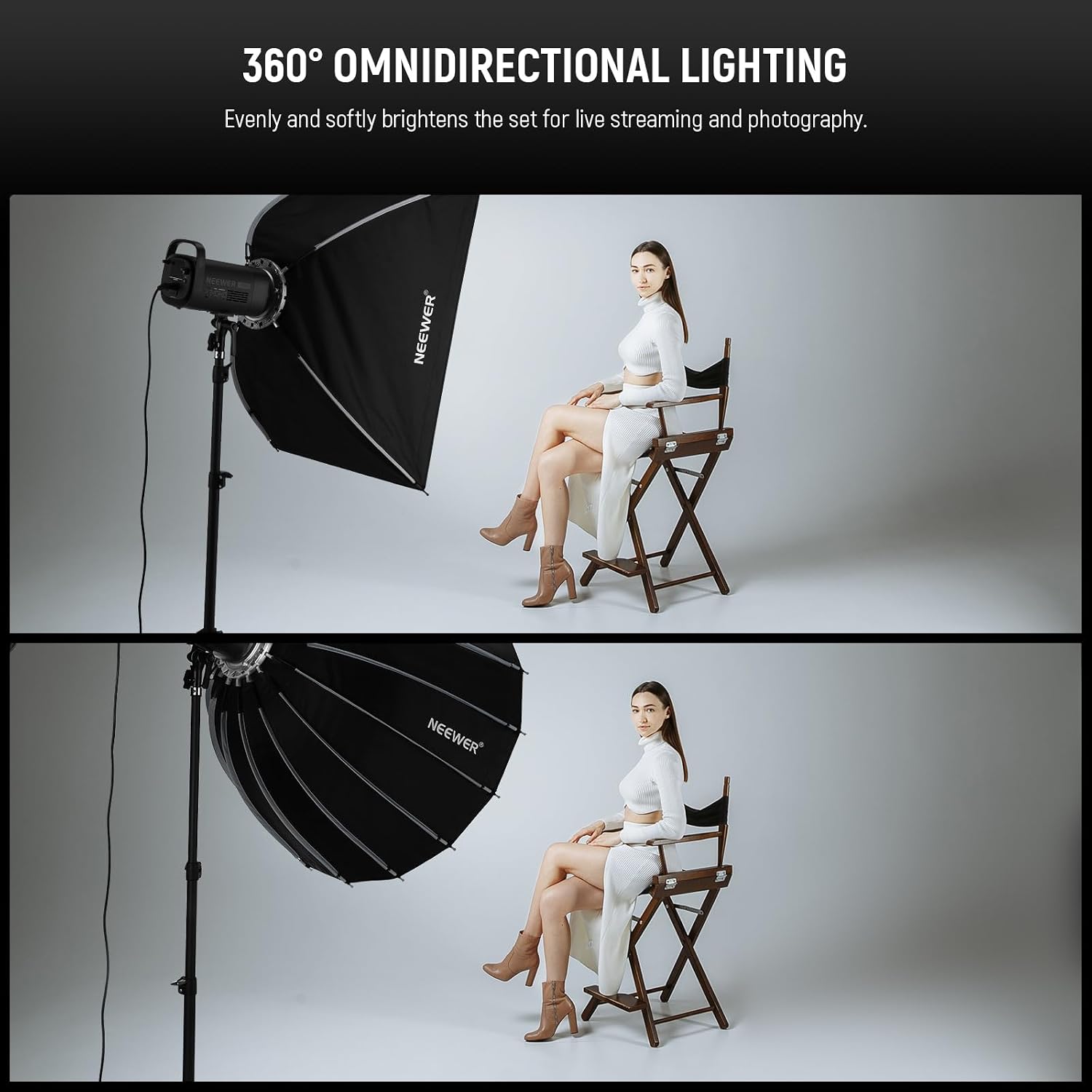 Параболический софтбокс с креп – обзор и цена Photography Grid