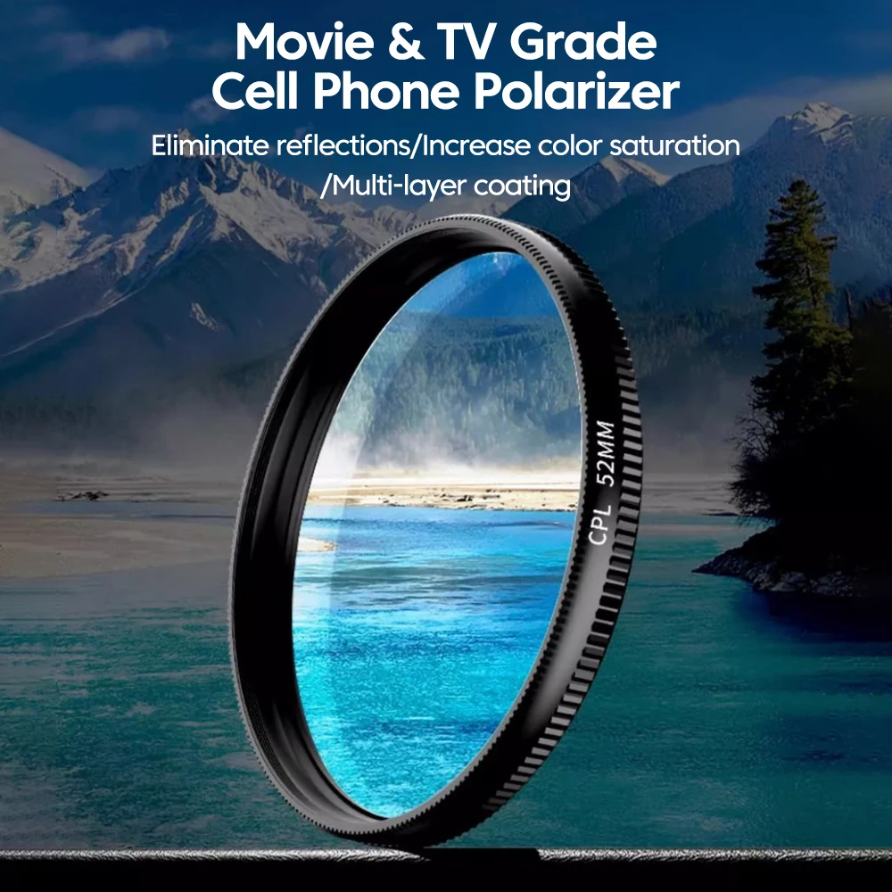 52-мм CPL-фильтр для мобильног – обзор и цена Photography Kit Xiaomi 15T Pro