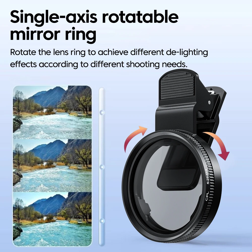 52-мм CPL-фильтр для мобильног – обзор и цена Photography Kit Xiaomi 15T Pro